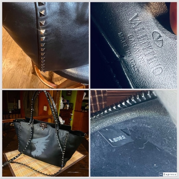 Valentino ROCKSTUD 3 /Way💥SUPER GORG BOLD SEXY ELEGANT💥Large 13” - Picture 10 of 16